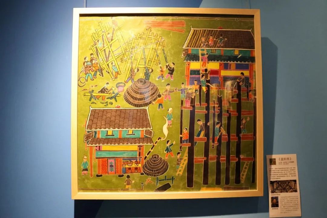 跨越千里 以画传情 三江侗族农民画与金山农民画联展在邕开展